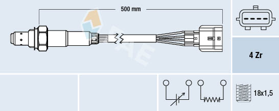 Lambda-sonde FAE 77584