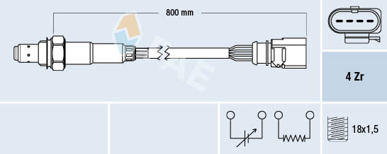 Lambda-sonde FAE 77591