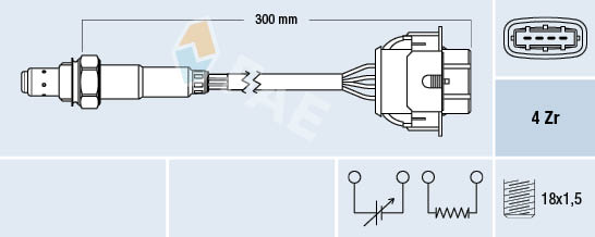 Lambda-sonde FAE 77592