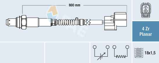 Lambda-sonde FAE 77599