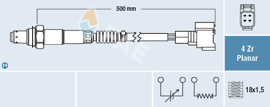 Lambda-sonde FAE 77603