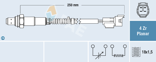 Lambda-sonde FAE 77604