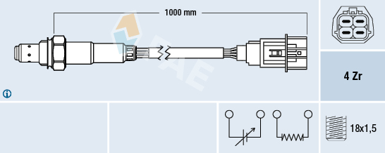 Lambda-sonde FAE 77605
