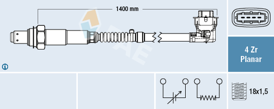 Lambda-sonde FAE 77607