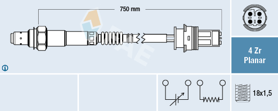 Lambda-sonde FAE 77612
