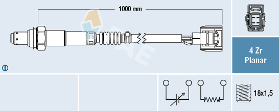 Lambda-sonde FAE 77620