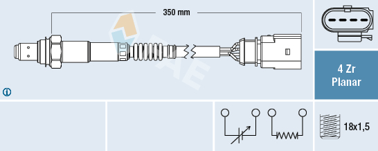 Lambda-sonde FAE 77626