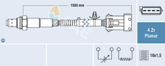 Lambda-sonde FAE 77634