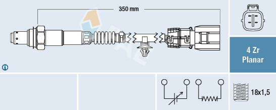 Lambda-sonde FAE 77635