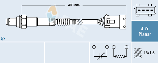 Lambda-sonde FAE 77640