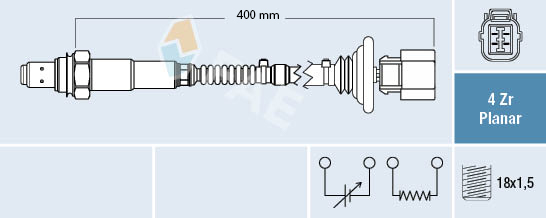 Lambda-sonde FAE 77643