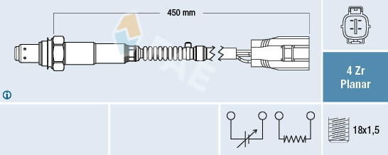 Lambda-sonde FAE 77644