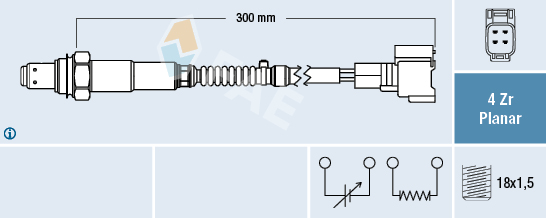 Lambda-sonde FAE 77645
