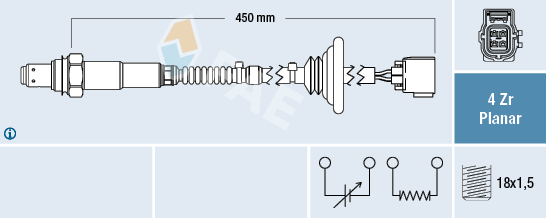 Lambda-sonde FAE 77647