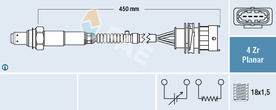 Lambda-sonde FAE 77648