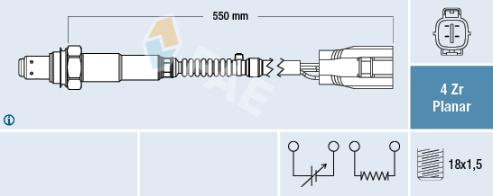 Lambda-sonde FAE 77652