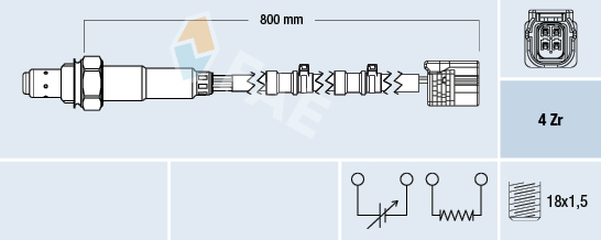 Lambda-sonde FAE 77658