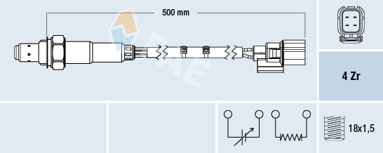 Lambda-sonde FAE 77659