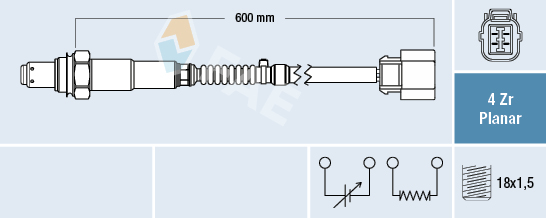 Lambda-sonde FAE 77665