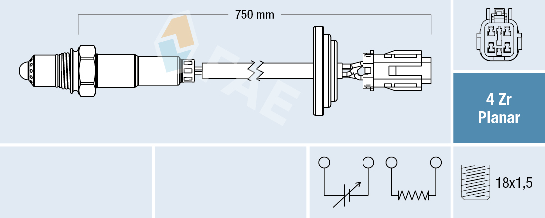 Lambda-sonde FAE 77666