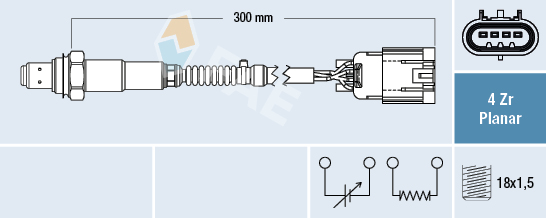 Lambda-sonde FAE 77669