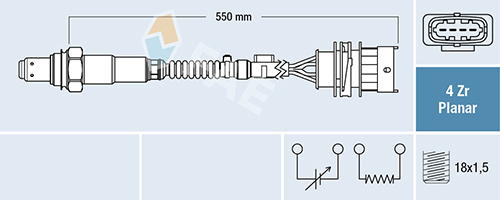 Lambda-sonde FAE 77670