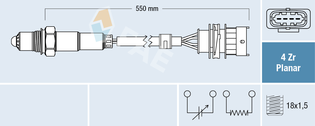 Lambda-sonde FAE 77670
