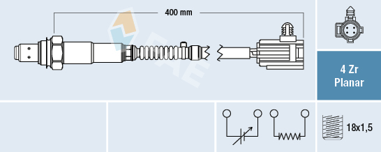 Lambda-sonde FAE 77676