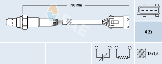 Lambda-sonde FAE 77681