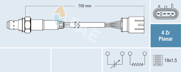 Lambda-sonde FAE 77690