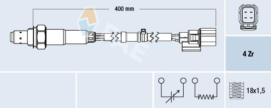 Lambda-sonde FAE 77698