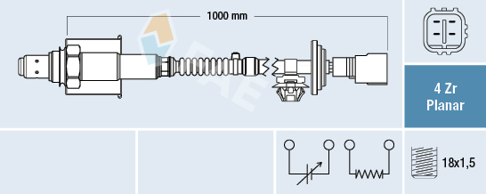 Lambda-sonde FAE 77703