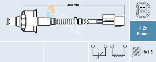 Lambda-sonde FAE 77706