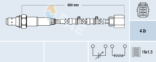 Lambda-sonde FAE 77708