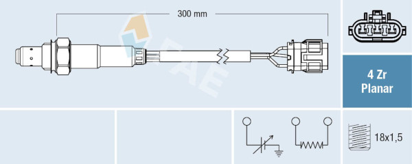 Lambda-sonde FAE 77710