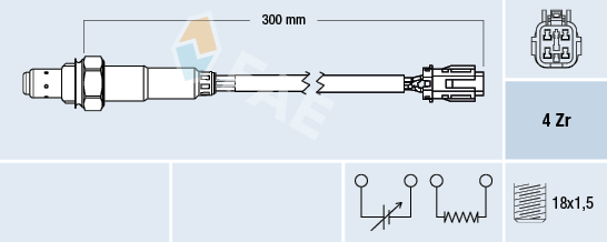 Lambda-sonde FAE 77711