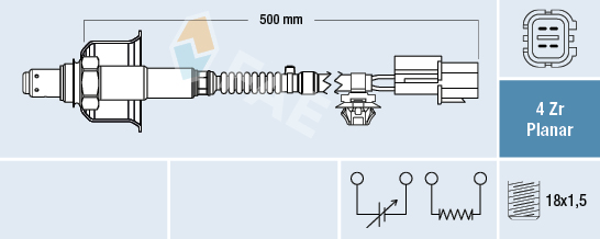 Lambda-sonde FAE 77712