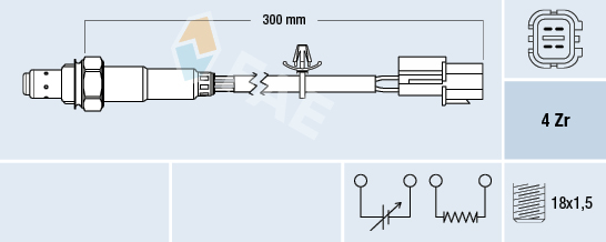 Lambda-sonde FAE 77713