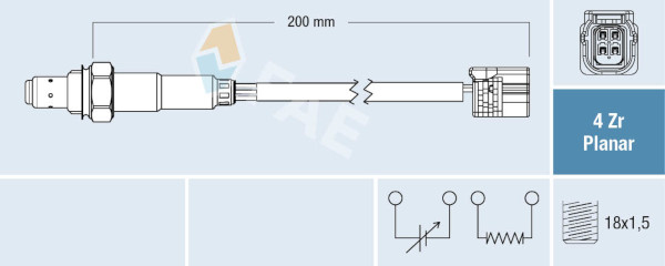 Lambda-sonde FAE 77786