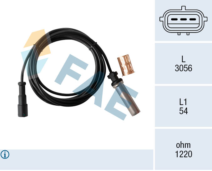 ABS sensor FAE 78560