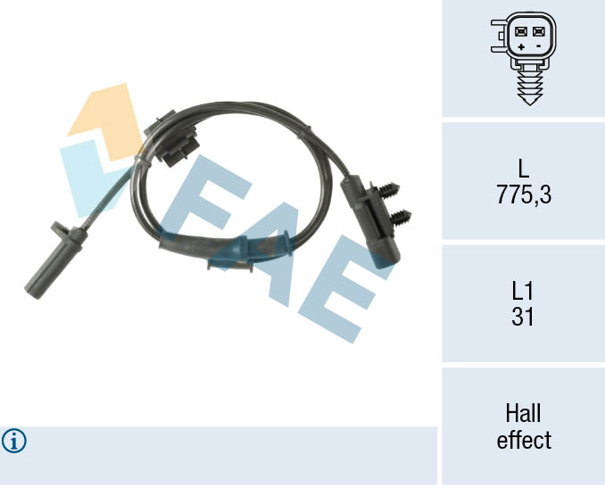 ABS sensor FAE 78685