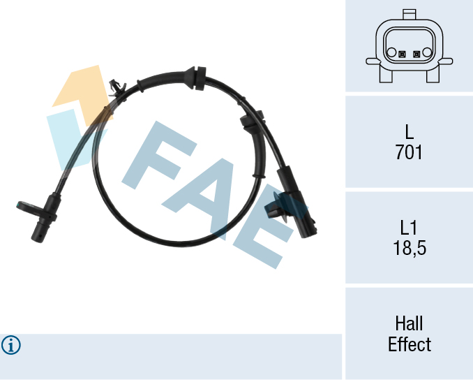 Wielsnelheidssensor FAE 78762