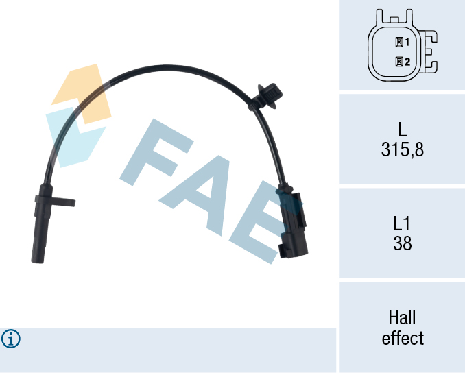 Wielsnelheidssensor FAE 78776