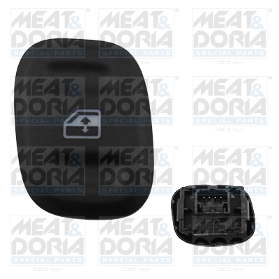 Raambedieningsschakelaar Meat Doria 26254