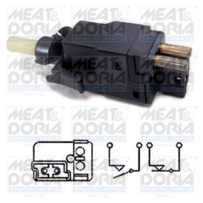 Remlichtschakelaar Meat Doria 35015