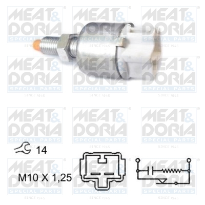 Remlichtschakelaar Meat Doria 35016