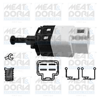 Remlichtschakelaar Meat Doria 35108