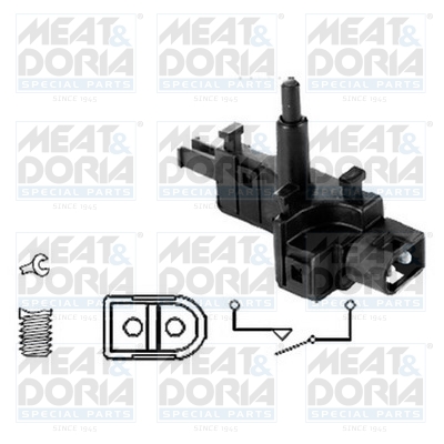 Achteruitrijlichtschakelaar Meat Doria 36029