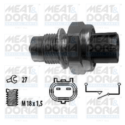 Achteruitrijlichtschakelaar Meat Doria 36068