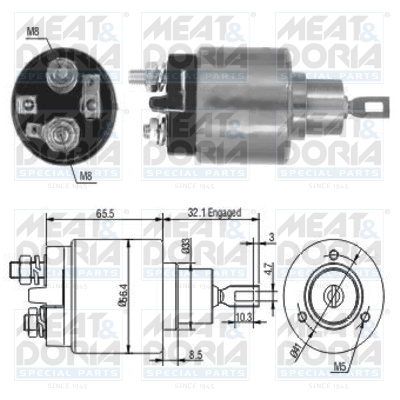 Starter magneetschakelaar Meat Doria 46002